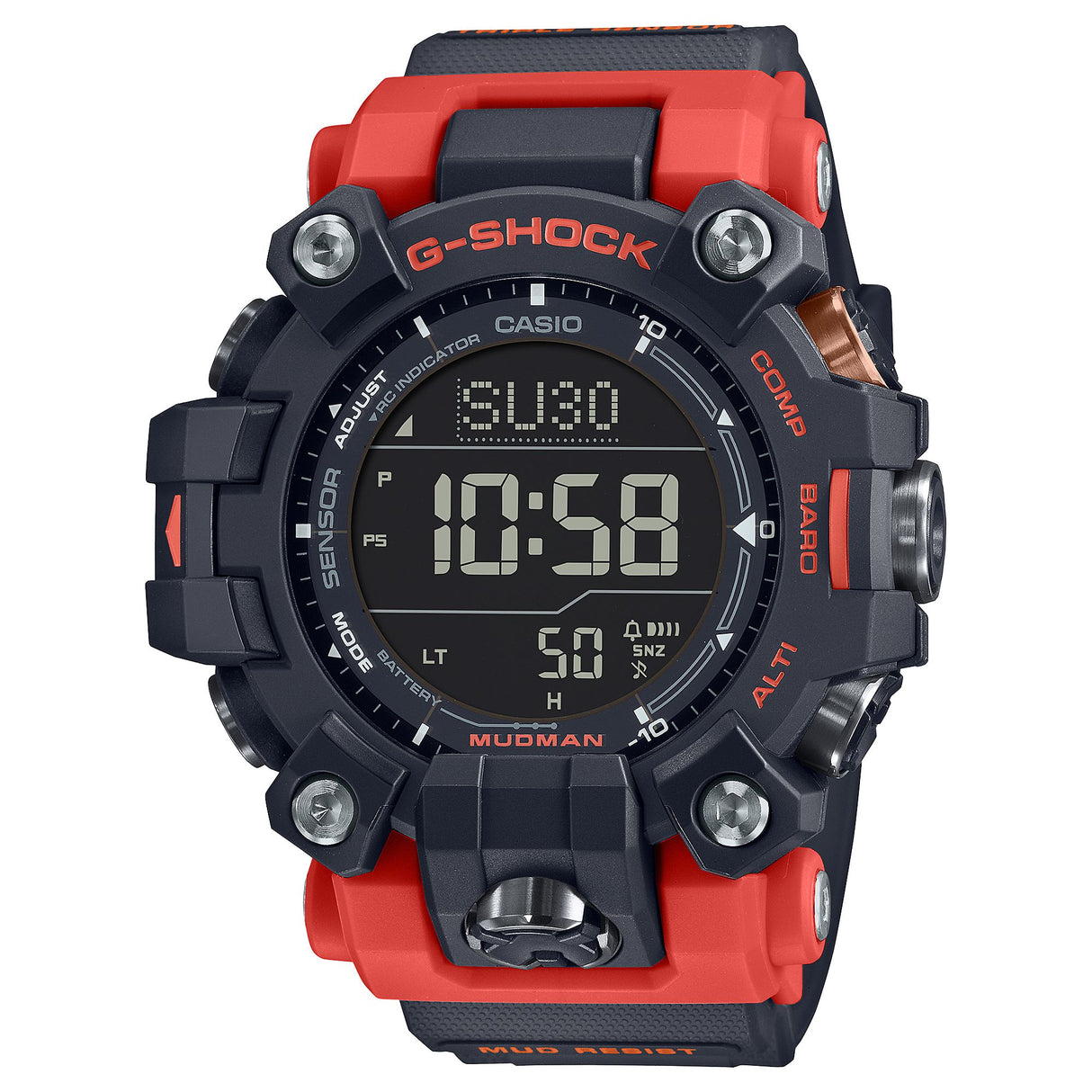 G-Shock Master of G MUDMAN GW-9500-1A4ER-Orologi-CASIO-Gioielleria Granarelli