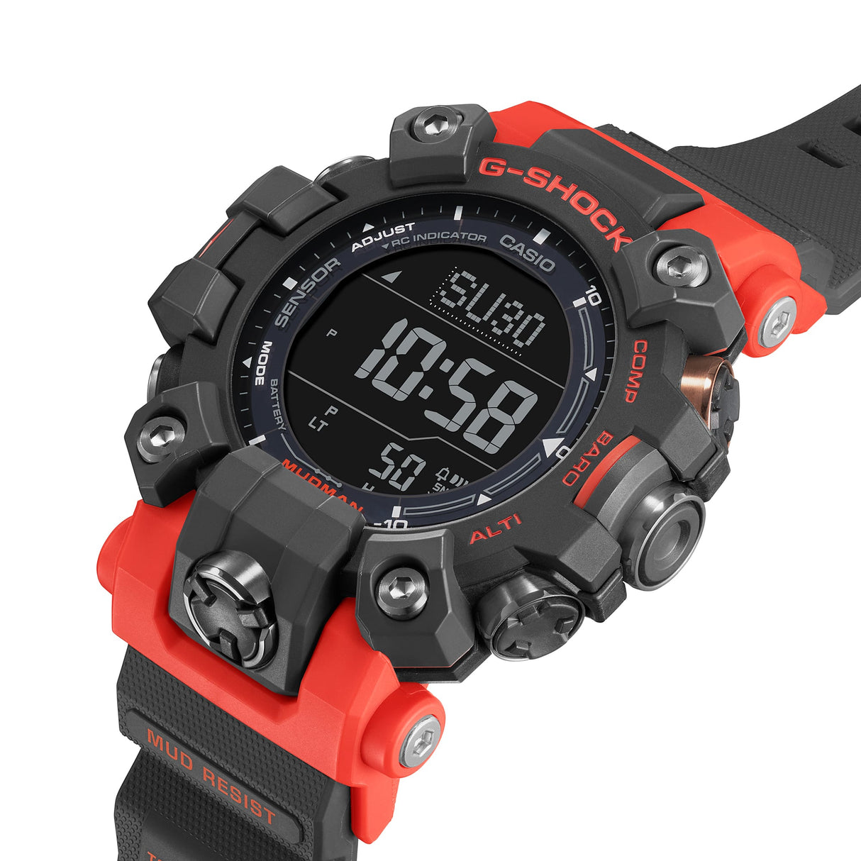 G-Shock Master of G MUDMAN GW-9500-1A4ER-Orologi-CASIO-Gioielleria Granarelli