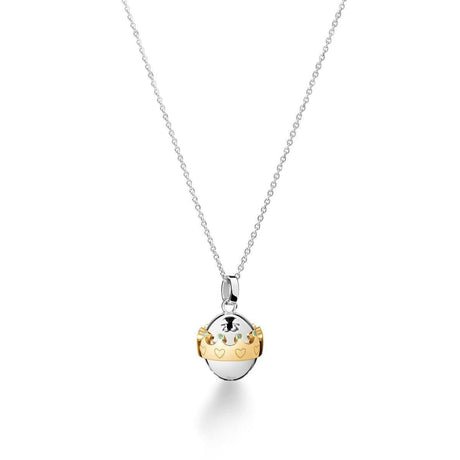 Ghiera Lovetto Oro Giallo con Swarovski-Girocolli-LE BEBE'- [SKU] -Gioielleria Granarelli