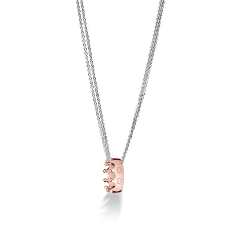 Ghiera Lovetto Oro Rosa con Swarovski-Girocolli-LE BEBE'- [SKU] -Gioielleria Granarelli