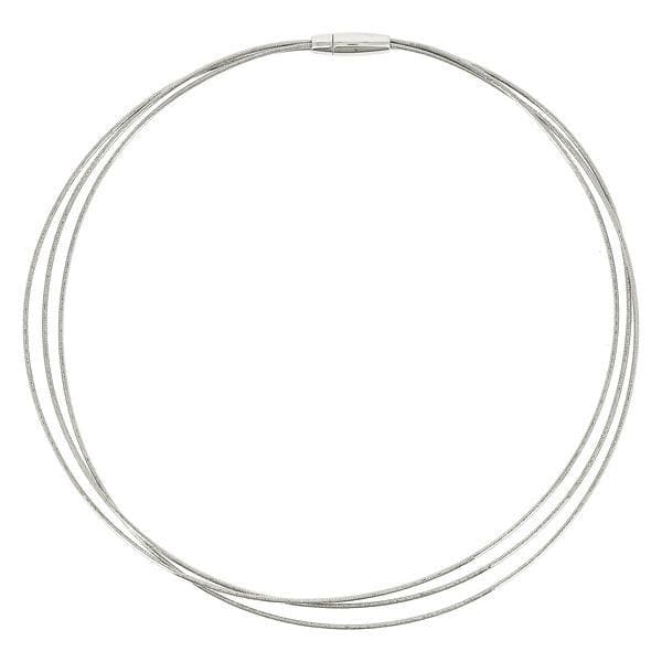 Girocollo 3 Fili DNA Spring Argento-Girocolli-PESAVENTO- [SKU] -Gioielleria Granarelli