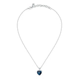 Girocollo First Love Blue Silver-Girocolli-CHIARA FERRAGNI- [SKU] -Gioielleria Granarelli