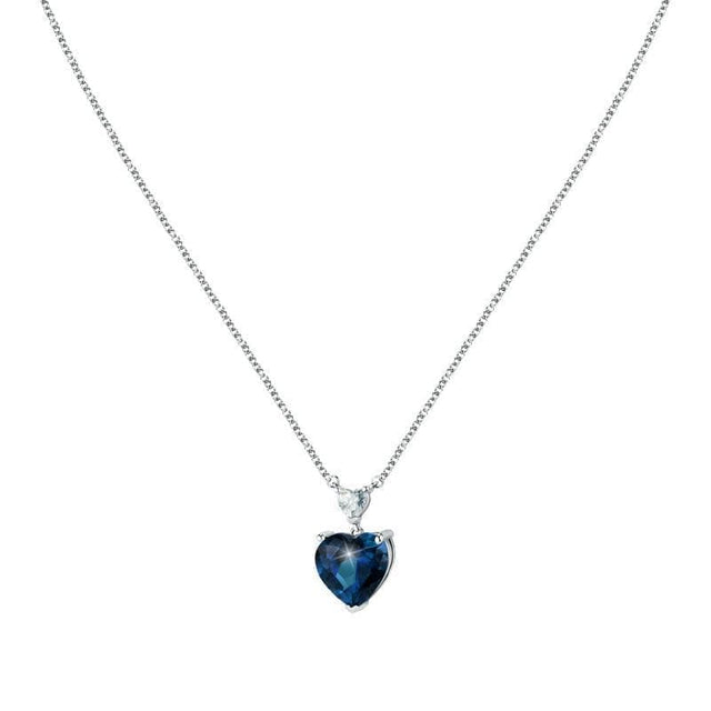 Girocollo First Love Blue Silver-Girocolli-CHIARA FERRAGNI- [SKU] -Gioielleria Granarelli