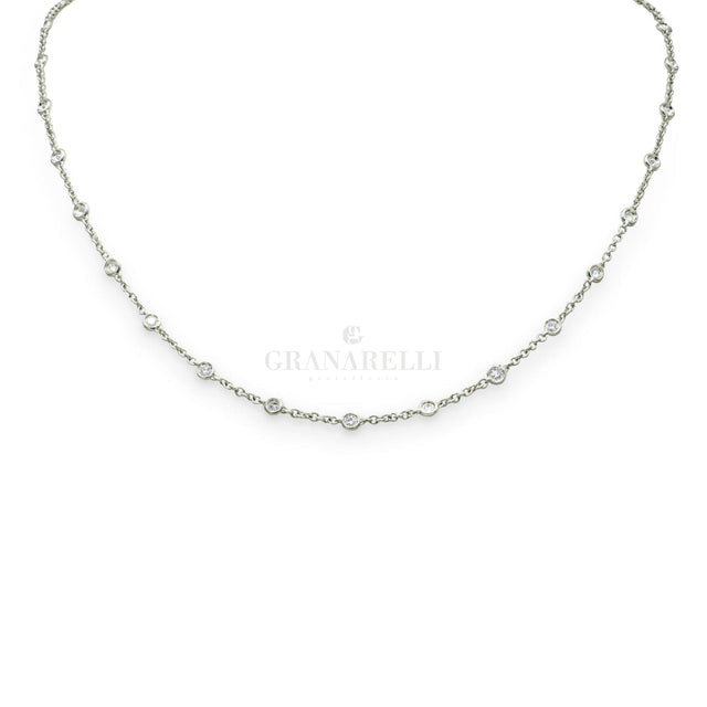 Girocollo Tiffany in Oro Bianco-Girocolli-CRIVELLI- [SKU] -Gioielleria Granarelli