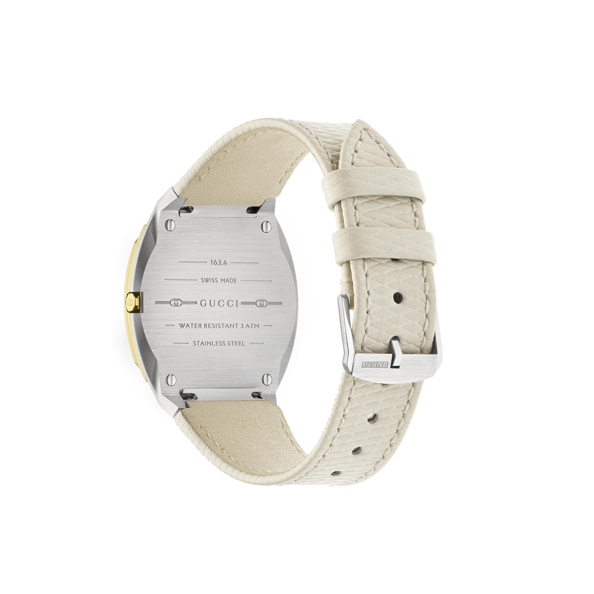 Gucci 25H Dorato Pelle YA163416-Orologi-GUCCI-Gioielleria Granarelli