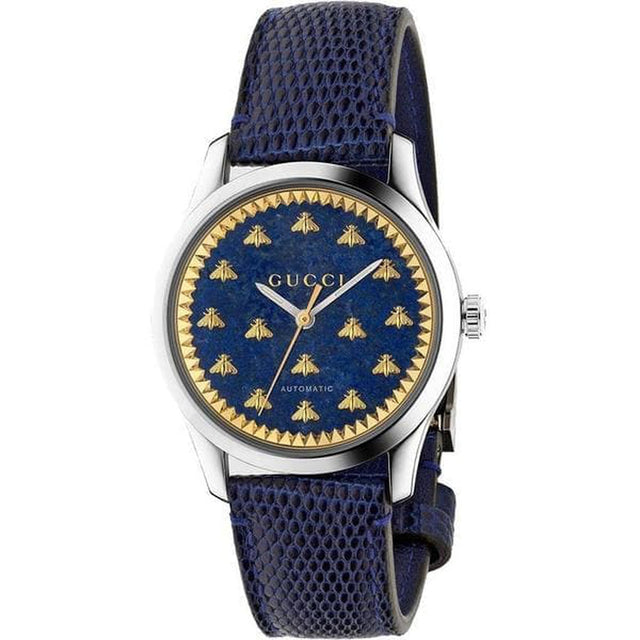 Gucci G-Timeless Blue Lizard-Orologi-GUCCI- [SKU] -Gioielleria Granarelli