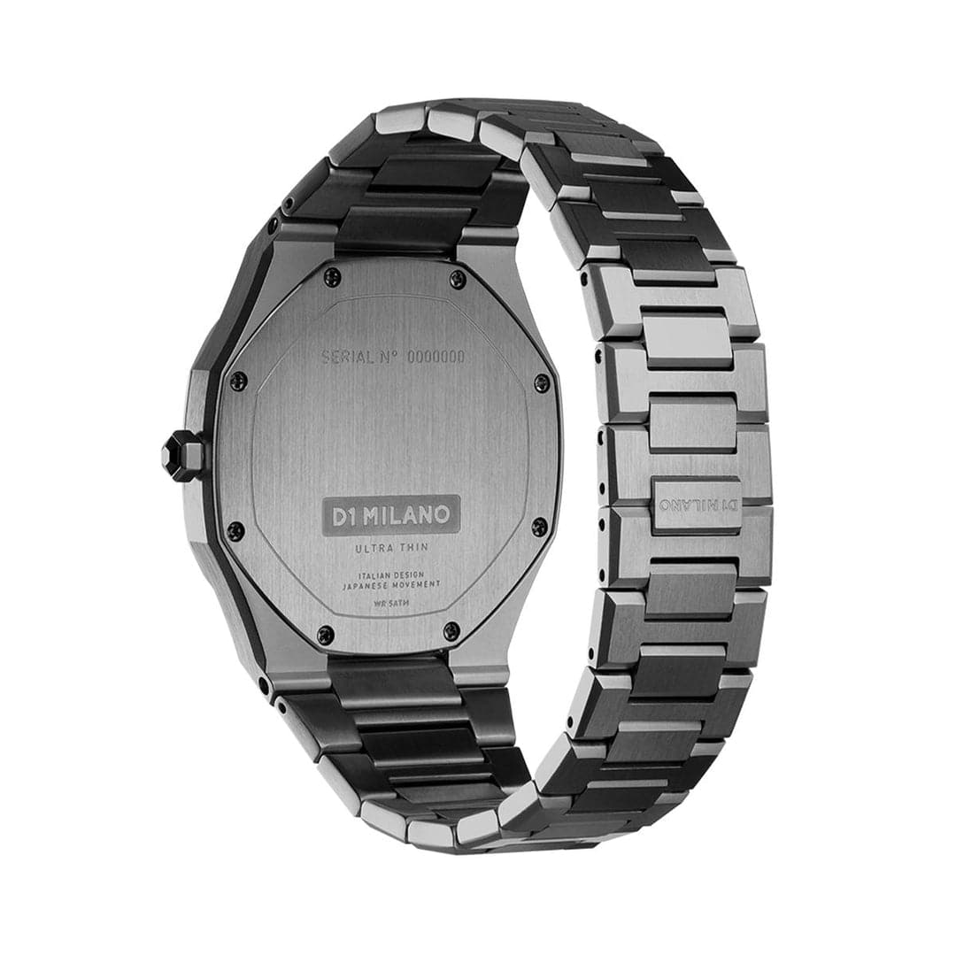 Gun Metal Ultra Thin 40 MM-Orologi-D1 MILANO- [SKU] -Gioielleria Granarelli