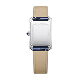 Hampton Donna Rettangolare Blu 10709-Orologi-BAUME ET MERCIER-Gioielleria Granarelli