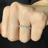 Half Eternity Engagement Ring Diamonds 0.35 ct