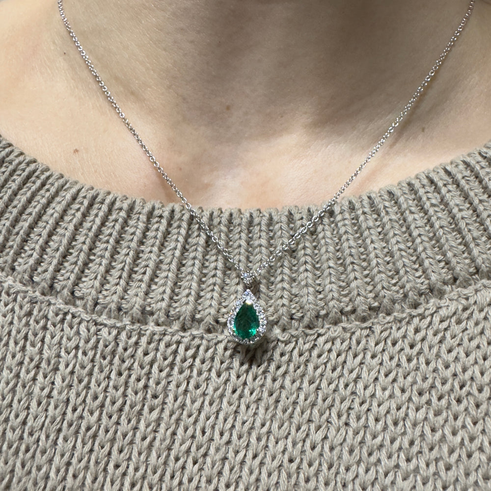 Smeraldo Goccia Collana Con Smeraldo Prezzi Collana Donna Mirco