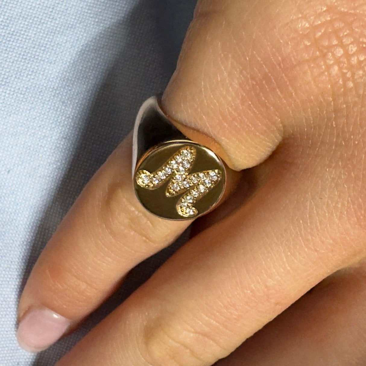 Diamanti Chevalier Anello Iniziale Chevalier Ring With Initial L