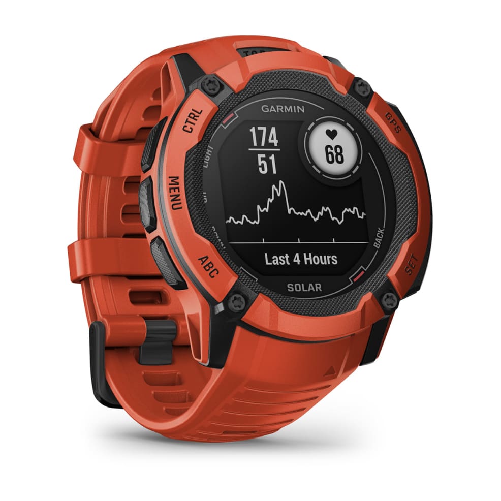 Instinct 2X Solar Flame Red-Orologi-GARMIN-Gioielleria Granarelli