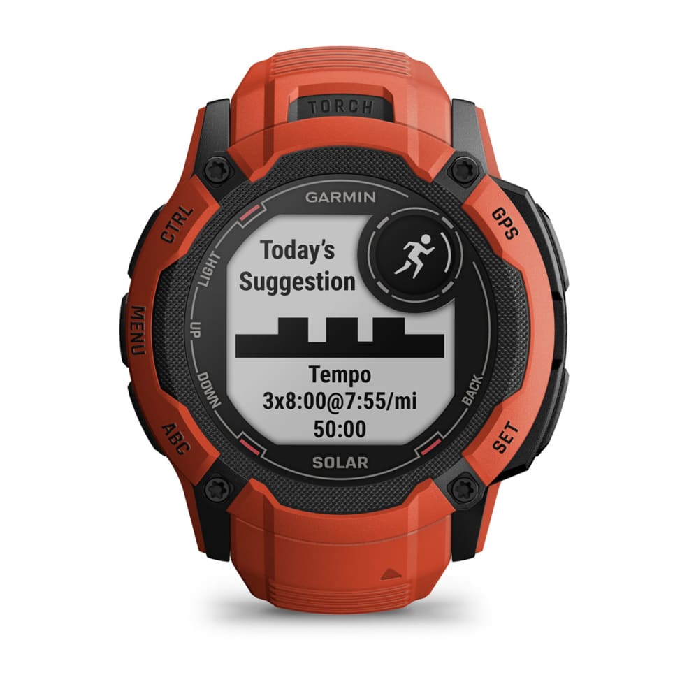 Instinct 2X Solar Flame Red-Orologi-GARMIN-Gioielleria Granarelli