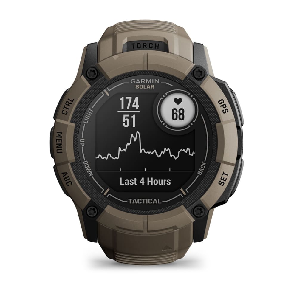 Instinct 2X SolarTactical Edition Coyote Tan-Orologi-GARMIN-Gioielleria Granarelli