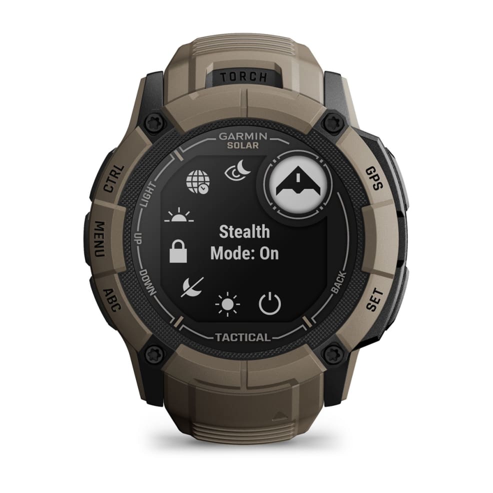 Instinct 2X SolarTactical Edition Coyote Tan-Orologi-GARMIN-Gioielleria Granarelli