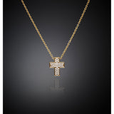 Collana Pendente Squared Cross Small Croce-Girocolli-CHIARA FERRAGNI-Gioielleria Granarelli