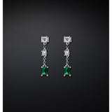 Orecchini Pendenti Emerald Zirconi-CHIARA FERRAGNI-J19AWJ18-Gioielleria Granarelli