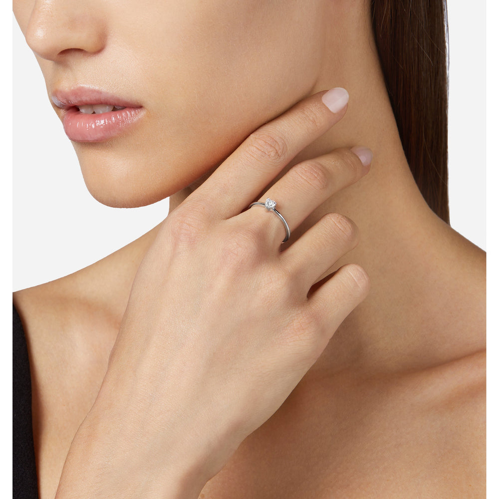 Chiara Ferragni Anello Solitario Acciaio Gioielleria Granarelli