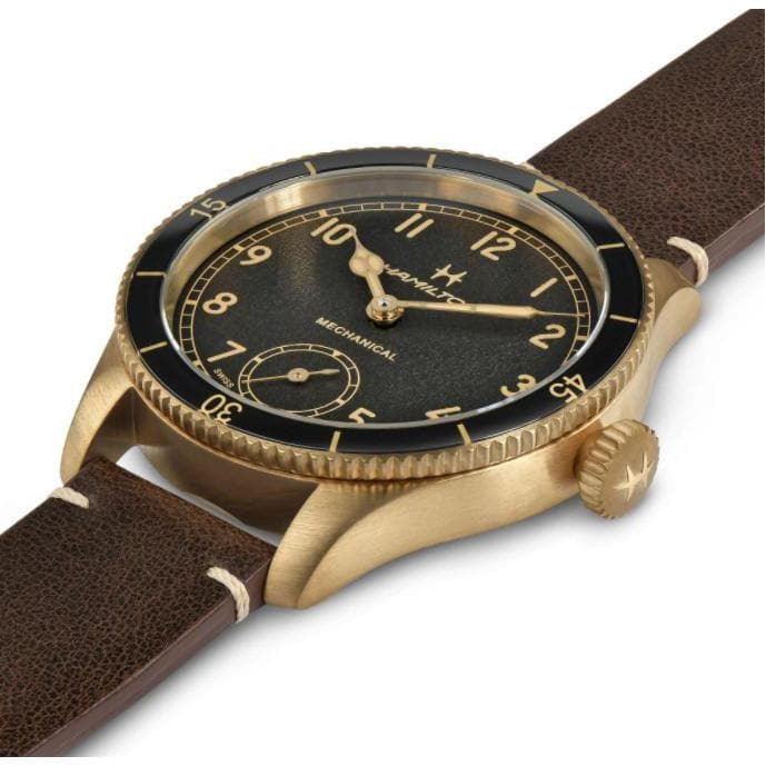 Khaki Aviation Pilot Pioneer Bronze-Orologi-HAMILTON- [SKU] -Gioielleria Granarelli