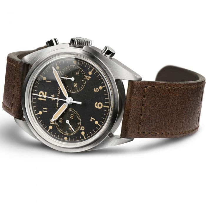 Khaki Aviation Pioneer Mechanical Crono-Orologi-HAMILTON- [SKU] -Gioielleria Granarelli