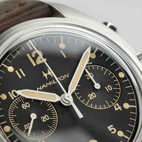 Khaki Aviation Pioneer Mechanical Crono-Orologi-HAMILTON- [SKU] -Gioielleria Granarelli