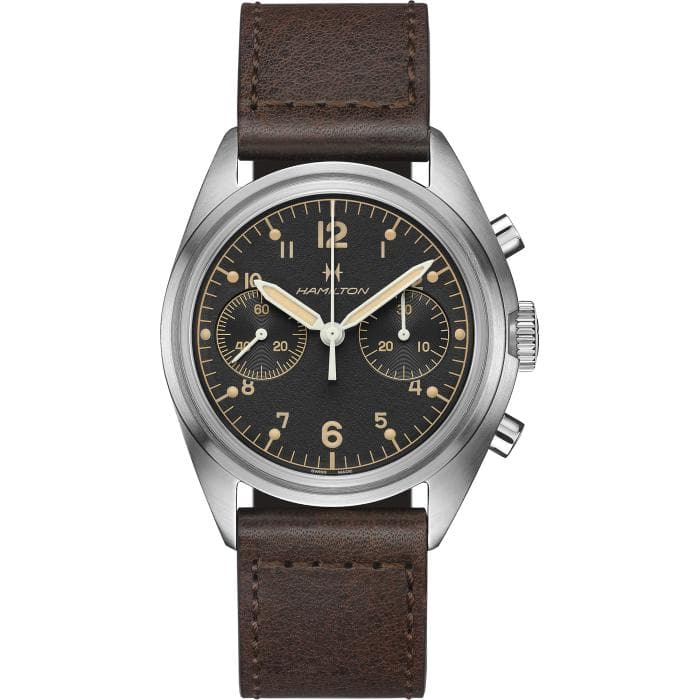 Khaki Aviation Pioneer Mechanical Crono-Orologi-HAMILTON- [SKU] -Gioielleria Granarelli