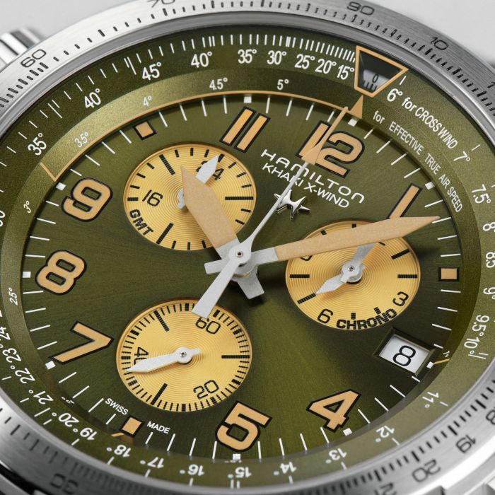 Khaki Aviation X-Wind gmt Chrono-Orologi-HAMILTON-Gioielleria Granarelli