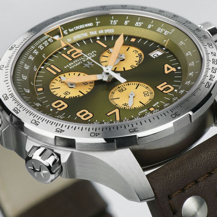 Khaki Aviation X-Wind gmt Chrono-Orologi-HAMILTON-Gioielleria Granarelli