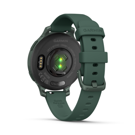 Lily® 2 Active - Jasper Green con cinturino in silicone Jasper Green-Orologi-GARMIN-Gioielleria Granarelli