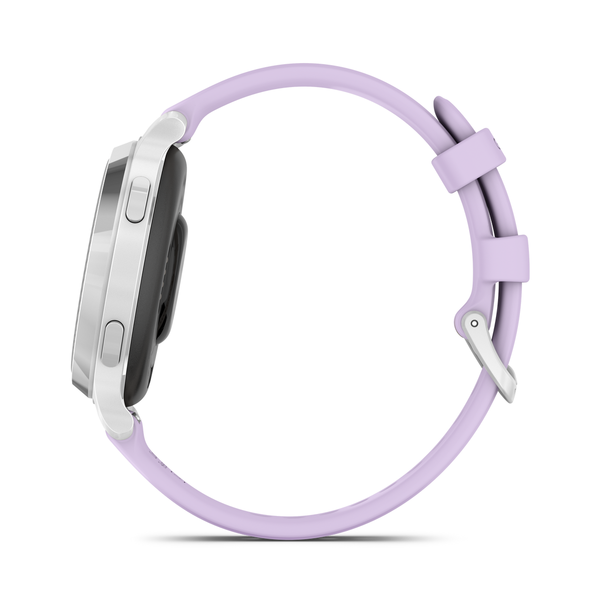 Lily® 2 Active - Silver con cinturino in silicone Purple Jasmine-Orologi-GARMIN-Gioielleria Granarelli