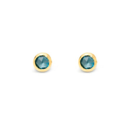 Orecchini Loop Azzurro Piccoli