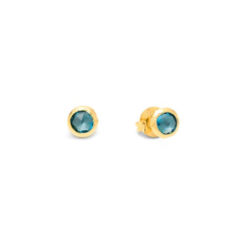 Orecchini Loop Azzurro Piccoli