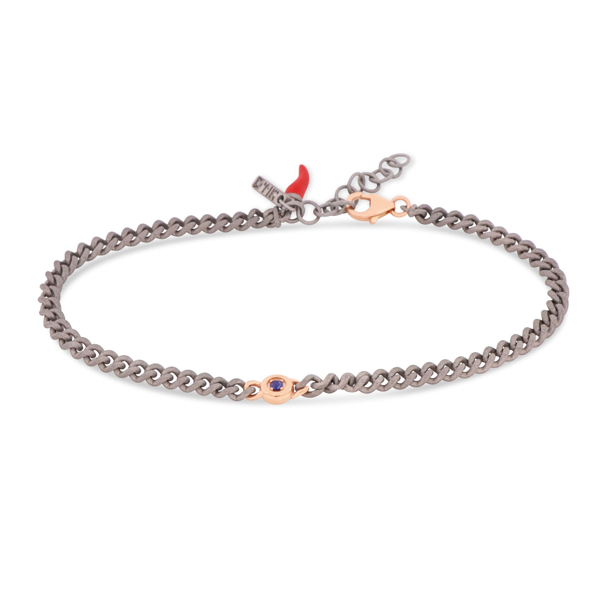 Bracciale Uomo con Zaffiro Blu