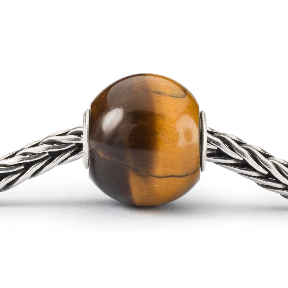 Beads Occhio di Tigre Rotondo Grande TROLLBEADS