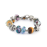 Beads Occhio di Tigre Rotondo Grande TROLLBEADS