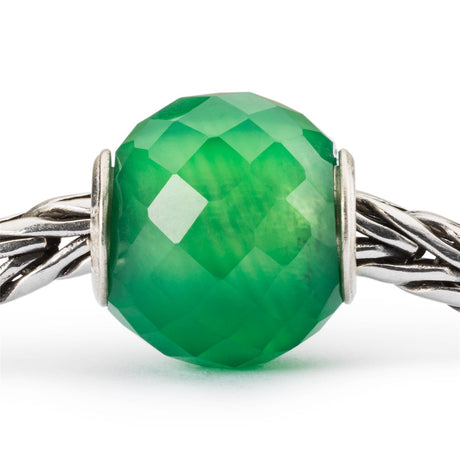 Onice Verde Rotondo Sfaccettato-Beads-TROLLBEADS-Gioielleria Granarelli