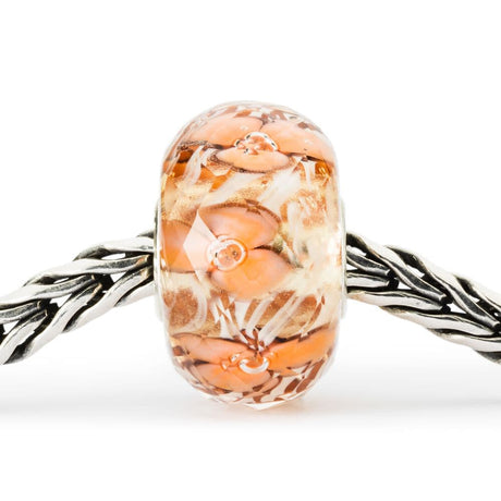 Orchidea Corallo-Beads-TROLLBEADS- [SKU] -Gioielleria Granarelli