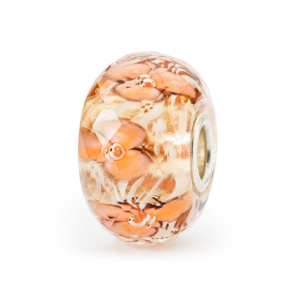 Orchidea Corallo-Beads-TROLLBEADS- [SKU] -Gioielleria Granarelli