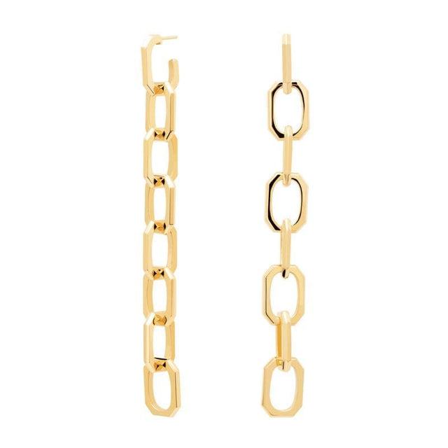 Orecchini Endless Signature Link Gold-Orecchini-PDPAOLA- [SKU] -Gioielleria Granarelli