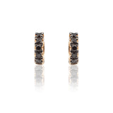 Orecchini con Diamanti Neri 0.40kt in Oro Rosa-GRANARELLI-990113-Gioielleria Granarelli