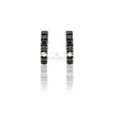 Earrings with 1.02kt and white gold in white gold diamonds