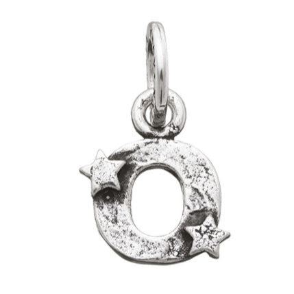 Charm Lettera O con Stelle