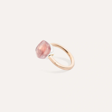 Anello Nudo Classic, Quarzo rosa-Anelli-POMELLATO-Gioielleria Granarelli