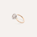 Anello Nudo Classic Oro Rosa e Topazio Bianco-POMELLATO-PAA1100O6000000TB-52-Gioielleria Granarelli