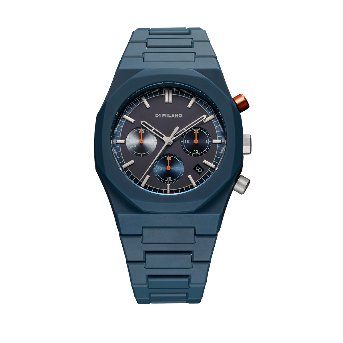 Polychrono Charcoal Blu 40,5mm-Orologi-D1 MILANO-Gioielleria Granarelli