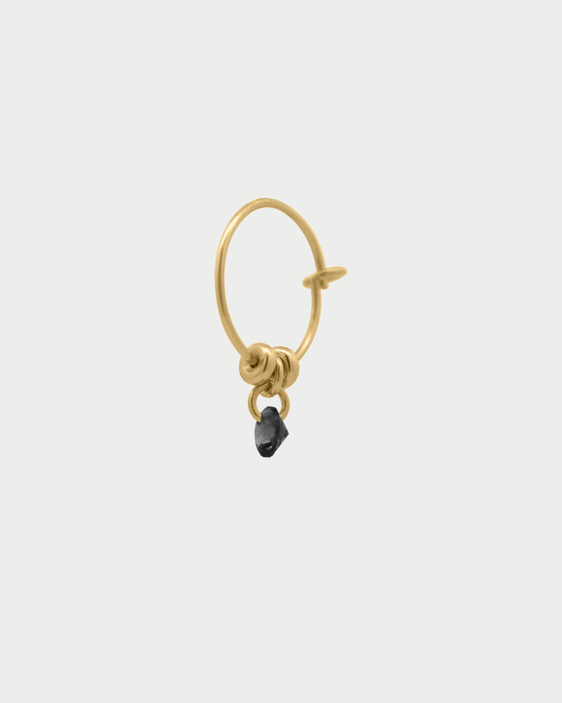 Piercing Mini Hoop zircone colorato e pepite