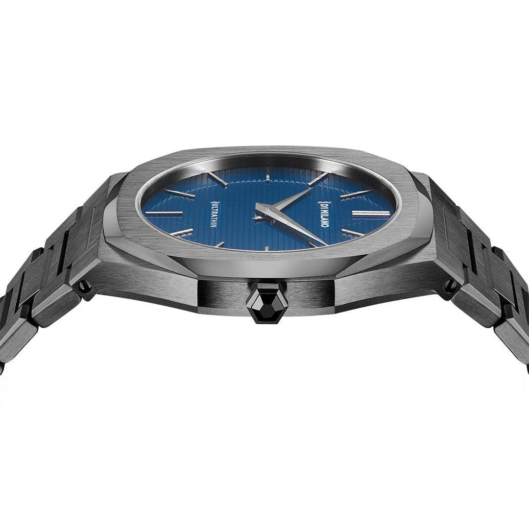 Petrol Blue Ultra Thin 40 MM-Orologi-D1 MILANO- [SKU] -Gioielleria Granarelli