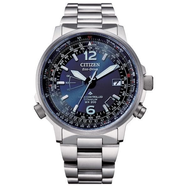 Pilot Radiocontrollato Titanio CB0230-81L-Orologi-CITIZEN- [SKU] -Gioielleria Granarelli