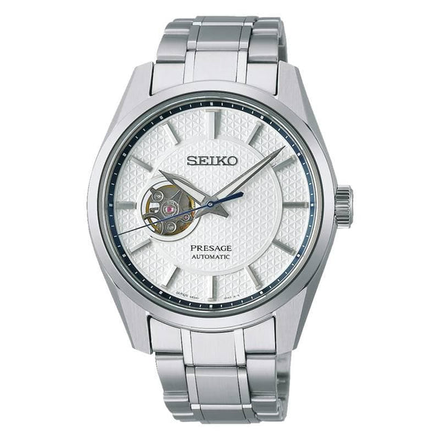 Presage Prestige White-Orologi-SEIKO- [SKU] -Gioielleria Granarelli