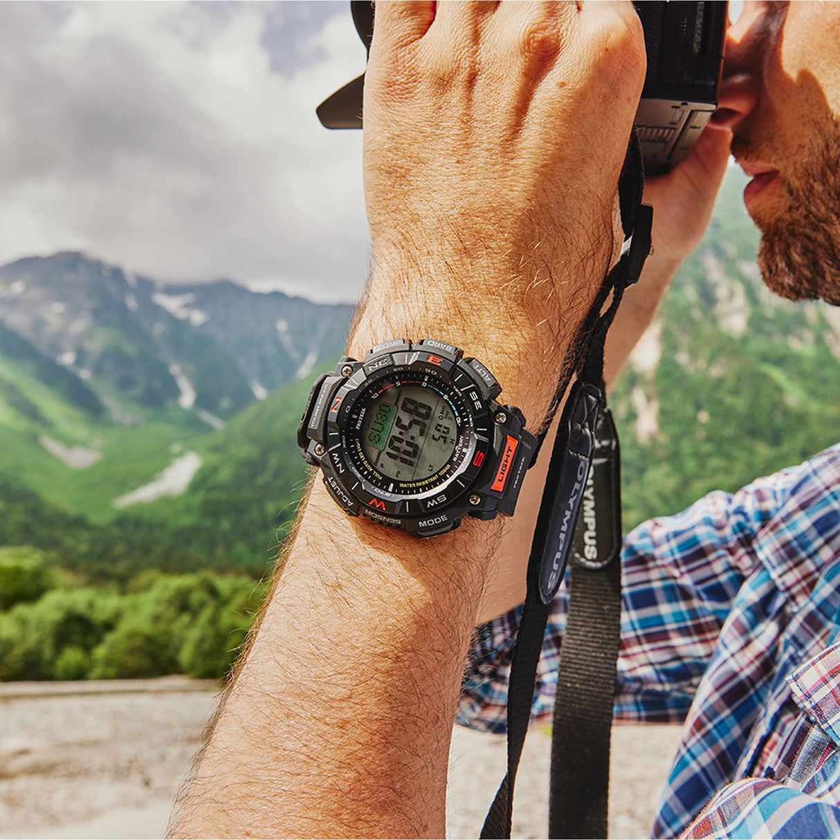 Pro Trek solar PRG-340-1ER-Orologi-CASIO-Gioielleria Granarelli